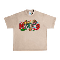 French Oak colorful mexico collage Urban Heavy Tee - LillyAllenDesigns