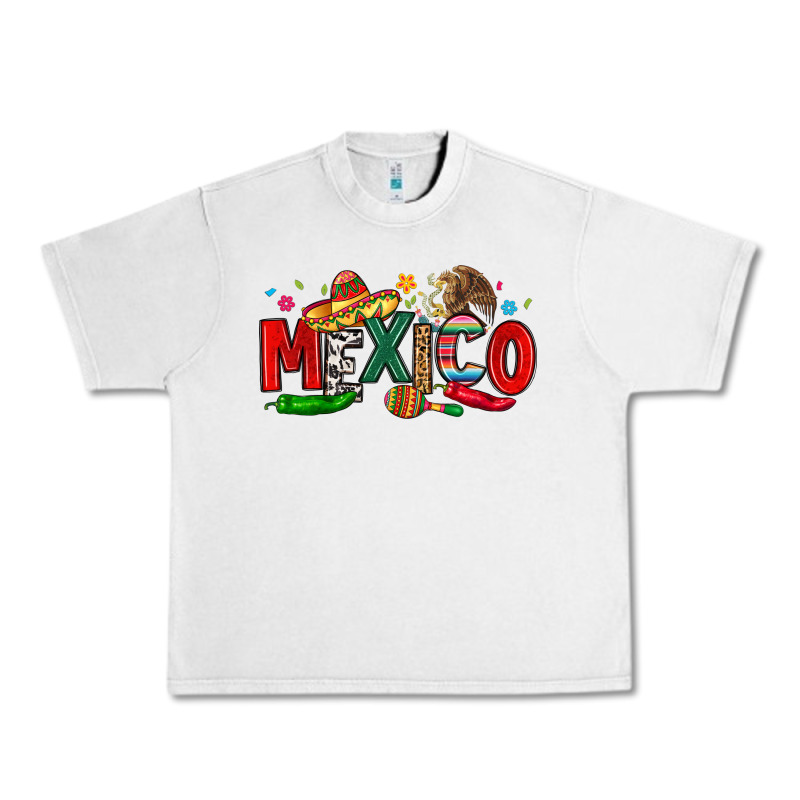 Colorful Mexico Collage Urban Heavy Tee by LillyAllenDesigns | Teevron
