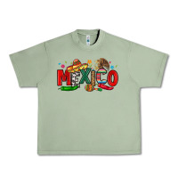 Oil Green colorful mexico collage Urban Heavy Tee - LillyAllenDesigns
