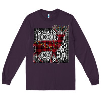 Plum Christmas Deer Long Sleeve Tee - Bettercallsaul