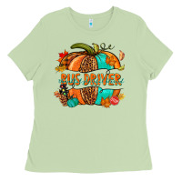 Matcha bus driver pumpkin Ladies Tee - NancyCooperArtShop