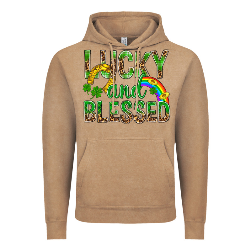 Lucky And Blessed St Patricks Vintage Hoodie by BundleAndBundleShop | Teevron