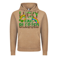 Vintage Coffee Lucky And Blessed St Patricks Vintage Hoodie - BundleAndBundleShop