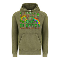Vintage Olive Lucky And Blessed St Patricks Vintage Hoodie - BundleAndBundleShop