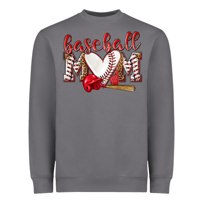 Baseball Mom Heavyweight Sweatshirt by NancyCooperArtShop | Teevron