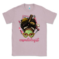 Afro Messy Bun Cosmetologist Classic Tee | Teevron