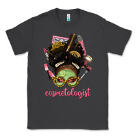 Smoke Afro Messy Bun Cosmetologist Classic Tee - BundleAndBundleShop