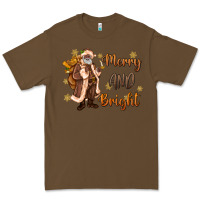 Cacao merry and bright black santa Premium Tee - MaliasSmallBusiness