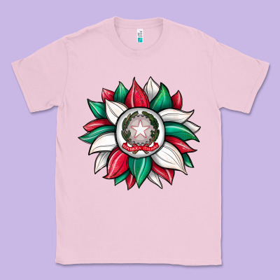 Sunflower İtalian Flag Classic Tee Designed By Jahusdesignshop