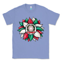 Colony Blue sunflower i̇talian flag Classic Tee - JahusDesignShop