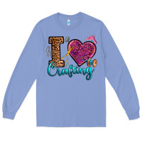 Colony Blue i love crafting Long Sleeve Tee - RanaPortraitStore