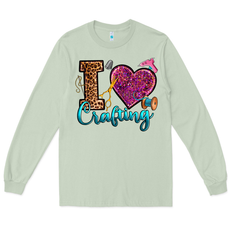 I Love Crafting Long Sleeve Tee by RanaPortraitStore | Teevron