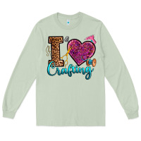Matcha i love crafting Long Sleeve Tee - RanaPortraitStore