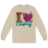 Mushroom i love crafting Long Sleeve Tee - RanaPortraitStore