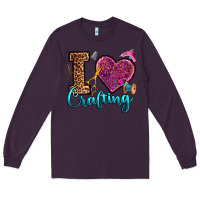 Plum i love crafting Long Sleeve Tee - RanaPortraitStore