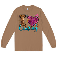 Toasted Coconut i love crafting Long Sleeve Tee - RanaPortraitStore