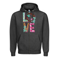 Charcoal Heather Love crown of the thorns Easter Day Zipper Hoodie - HowdyJamesFarm