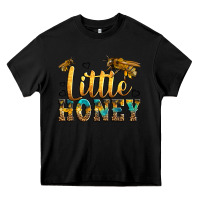 Black Western Little Honey Bee Heavy Core Tee - LillyAllenDesigns
