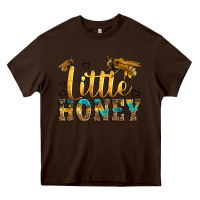 Chocolate Brown Western Little Honey Bee Heavy Core Tee - LillyAllenDesigns