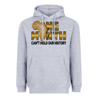 Heather Grey One month can't hold our history Heavyweight Hoodie - FaDigitalArtStudio