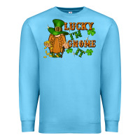 Ocean Blue lucky i'm gnome it St. Patricks Day Premium Sweatshirt - FaDigitalArtStudio