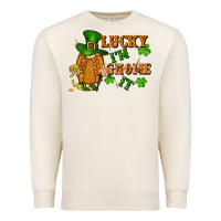 Sandshell lucky i'm gnome it St. Patricks Day Premium Sweatshirt - FaDigitalArtStudio