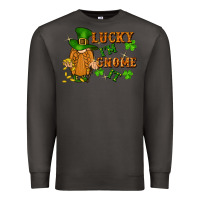 Smoke lucky i'm gnome it St. Patricks Day Premium Sweatshirt - FaDigitalArtStudio