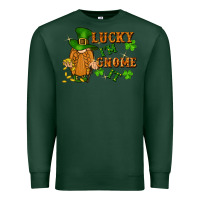 Sports Green lucky i'm gnome it St. Patricks Day Premium Sweatshirt - FaDigitalArtStudio