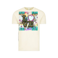 Vintage Arctic Leopard Love Hair And Mirror With Daisy Seamless Pattern Bbs Vintage Tee - BundleAndBundleShop
