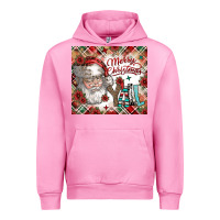 Fuchsia Pink merry christmas y'all Urban Hoodie - CowhideDigitalArt