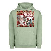 Pigment Oil Green merry christmas y'all Urban Hoodie - CowhideDigitalArt