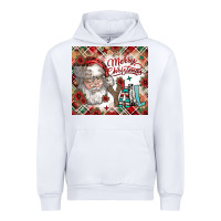 White merry christmas y'all Urban Hoodie - CowhideDigitalArt