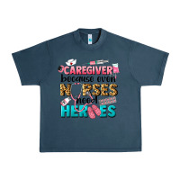 Midnight Navy caregiver because nurses need heroes Urban Heavy Tee - LillyAllenDesigns