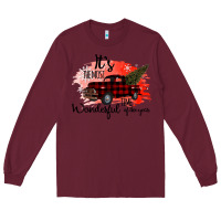 Burgundy It s The Most Wonderful Time Of The Year Long Sleeve Tee - Bettercallsaul