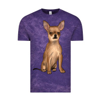 Cloud Purple chihuahua Vintage Tee - JahusDesignShop