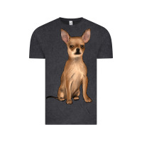 Vintage Black chihuahua Vintage Tee - JahusDesignShop