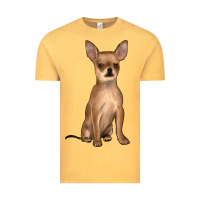 Vintage Mustard chihuahua Vintage Tee - JahusDesignShop