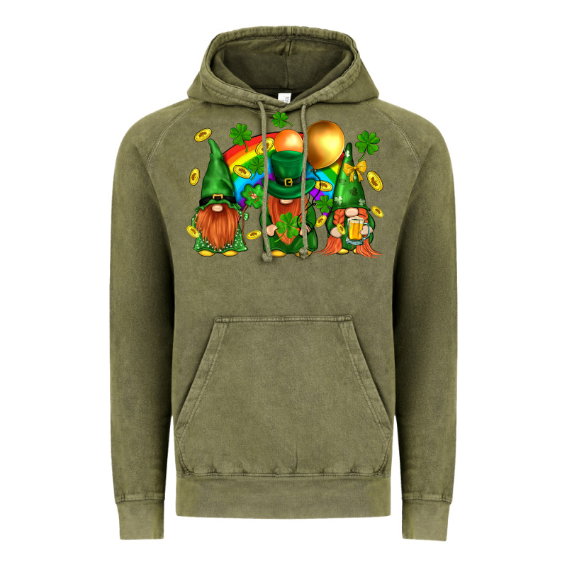 St. Patricks  Gnomies With Rainbow Vintage Hoodie by BundleAndBundleShop | Teevron