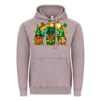 Vintage Zinc st. patricks  gnomies with rainbow Vintage Hoodie - BundleAndBundleShop