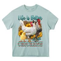 Arona Western Life Is Better With Chickens Heavy Core Tee - LillyAllenDesigns