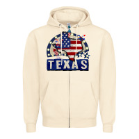 Sandshell texas 4th of july Zipper Hoodie - CowGirlArtShop