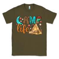 Army Green Camp Life Classic Tee - BundleAndBundleShop