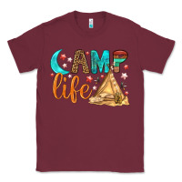 Burgundy Camp Life Classic Tee - BundleAndBundleShop