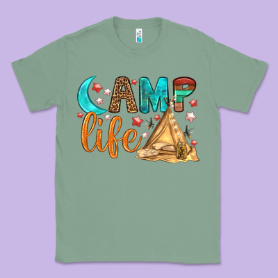Camp Life Classic Tee Designed By Bundleandbundleshop