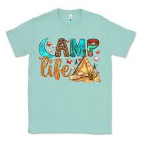 Seafoam Camp Life Classic Tee - BundleAndBundleShop