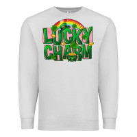 Dove Grey St. Patrick's Day lucky charm Premium Sweatshirt - FaDigitalArtStudio
