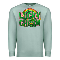 Seafoam St. Patrick's Day lucky charm Premium Sweatshirt - FaDigitalArtStudio