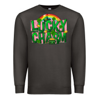 Smoke St. Patrick's Day lucky charm Premium Sweatshirt - FaDigitalArtStudio