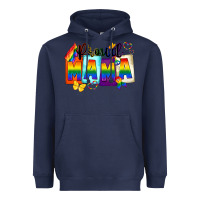 Navy proud mama Heavyweight Hoodie - FaDigitalArtStudio