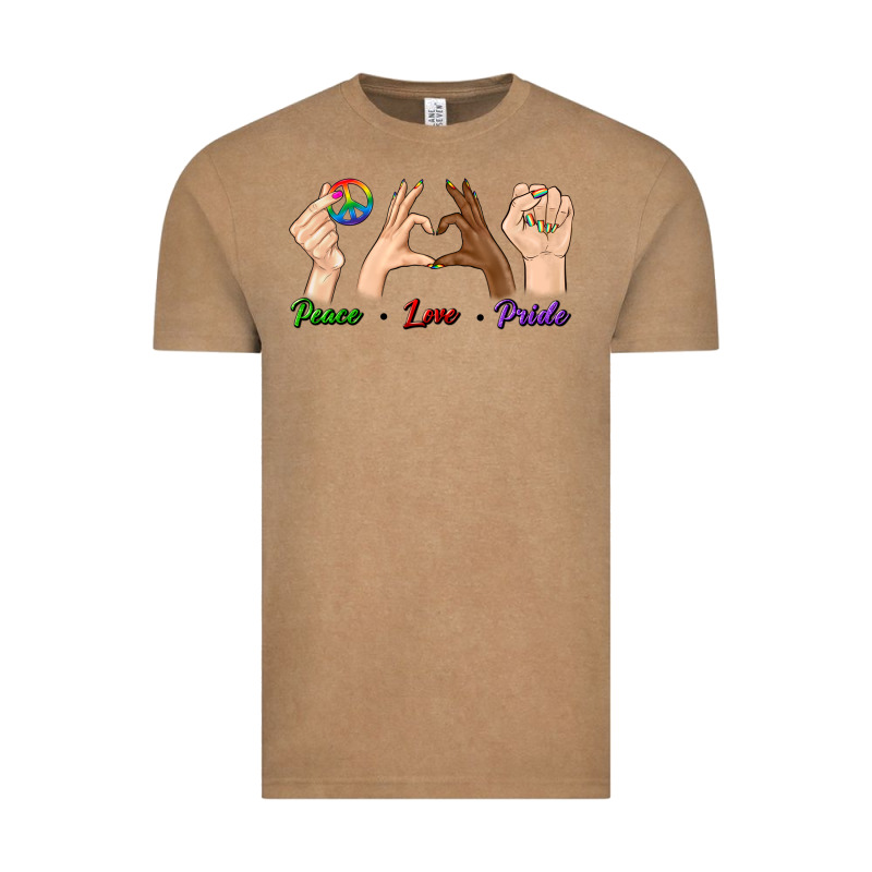 Peace Love Pride Vintage Tee by BundleAndBundleShop | Teevron